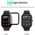 Miniatyrbillede 3 af 6: 2-PACK Amazfit GTS FullFrame 3D hærdet glas 0,26 mm 9H Transparent