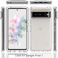 Miniatyrbild 2 av 4: Google Pixel 7 Heltäckande Premium 3D Skal 3in1 ThreeSixty Clear