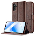 Miniatyrbillede 1 af 8: LC.IMEEKE pungetui til Samsung A15 5G - Mørkebrun Dark brown