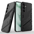 Miniatyrbillede 1 af 9: Samsung S24 Plus stødsikkert cover med Kickstand ThinArmor V2 - Sort