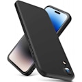 Miniatyrbild 1 av 5: iPhone XR Gummibelagd Mattsvart Skal Kameraskydd Liquid - Svart