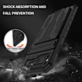 Miniatyrbillede 6 af 9: iPhone XS Max Slagfast Shell Kickstand & kortrum ThinArmor V3 Black