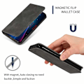 Miniatyrbillede 4 af 8: Samsung Galaxy A41 Flip-etui Kortrum Ruskind Black