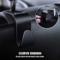 Pikkukuva 3 / 8: 2-PACK Hook Auton istuimet Tuolin koukku Black