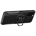 Miniatyrbillede 3 af 5: iPhone 11 Pro Max Praktisk stødsikkert cover med ringholder V5 Black