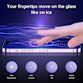 Miniatyrbild 9 av 11: iPhone 16 Pro Privacy Härdat glas 0.26mm 3D 9H