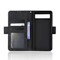 Miniatyrbillede 5 af 7: Google Pixel 7 Pro pung etui PU læder 6-LOMMES Winston V3 Black