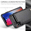 Miniatyrbillede 3 af 7: CaseMe Shockproof Cover Kortholder Stander 4-rums iPhone XS Max Sort