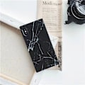 Pikkukuva 1 / 6: iPhone X / XS Tyylikäs Marble Shell Square Svart