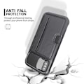 Pikkukuva 7 / 7: iPhone X Iskunkestävä kansi korttilokerolla Solid V2 Black