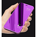 Pikkukuva 3 / 3: Pocophone F1 Smart Flip Case Clear View Seisova V2 Rocket Svart
