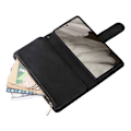 Miniatyrbillede 5 af 7: Google Pixel 7A multifunktionelt pung etui Lynlås 8-lomme Black