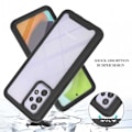 Miniatyrbillede 2 af 5: Samsung A52/A52s 4G/5G fuld dækning Premium 3D etui ThreeSixty Transparent