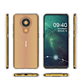 Miniatyrbild 4 av 4: Nokia 5.3 Stötdämpande Mjukt Skal Simple Transparent