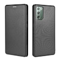 Miniatyrbild 2 av 9: Samsung Note 20 Flipfodral Kortfack CarbonDreams Svart