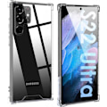 Miniatyrbillede 1 af 8: Samsung S22 Ultra stødabsorberende Silikone Shell Shockr Transparent