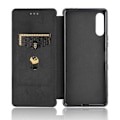 Pikkukuva 3 / 9: Xperia 1 II Flip Case -korttipaikka CarbonDreams Black