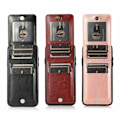 Pikkukuva 3 / 8: iPhone 11 Pro Mobile Cover Cover -korttipidike 6-POCKET Retro V3 Brun