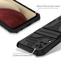 Miniatyrbillede 4 af 9: Samsung A12 stødsikkert cover Kickstand & kortrum ThinArmor V3 Black