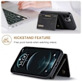Pikkukuva 3 / 9: 8-FACK iPhone 11 Pro Max Stöttåligt Skal med Magnetisk Korthållare DG.MING Detach Black
