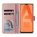 Miniatyrbild 5 av 7: Samsung A32 5G Trendigt Plånboksfodral Sparkle 4-FACK Rosa