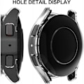 Miniatyrbillede 5 af 6: 2i1 stødabsorberende skal 9H hærdet glas Galaxy Watch 6 44mm - Transparent