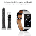 Pikkukuva 2 / 4: Fitbit Charge 3 tyylikäs nahkaranneke Retro Black