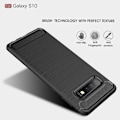 Miniatyrbillede 5 af 8: Samsung S10 Plus stødsikker stødabsorberende skal SlimCarbon Black