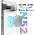 Miniatyrbillede 2 af 6: Google Pixel 7 Transparent stødabsorberende cover MagSafe-kompatibel Transparent