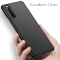 Pikkukuva 5 / 6: Xperia 10 IV Ultra-ohut kumipinnoitettu mattamusta Cover Basic V2 Black