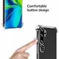 Miniatyrbillede 4 af 4: Xiaomi Mi Note 10 / 10 Pro stødabsorberende Silikone Shell Shockr Transparent