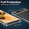 Miniatyrbillede 5 af 7: Google Pixel 7 Pro stødabsorberende silikonetui Shockr Transparent