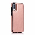 Miniatyrbild 3 av 5: Samsung A50 Stöttåligt Skal Korthållare 3-FACK Flippr Rosenguld Rosa guld
