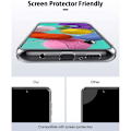 Pikkukuva 4 / 6: Samsung A51 iskuja vaimentava silikonikotelo Simple Transparent