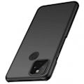 Pikkukuva 2 / 5: Google Pixel 5 Ultra-ohut kumipäällysteinen mattamusta Cover Basic V2 Black