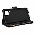 Miniatyrbillede 5 af 7: Samsung A12 multifunktionelt pung etui Lynlås 8-rum Black