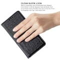 Miniatyrbild 5 av 5: Samsung S21 Plus Elegant Fodral i PU-Läder med RFID Block Svart