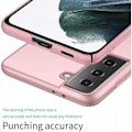 Pikkukuva 3 / 8: Samsung S21 Plus Ultraohut kumipinnoitettu Cover Basic V2 Pink gold