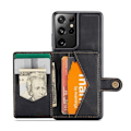 Miniatyrbild 2 av 8: Samsung S22 Ultra Stöttåligt Skal med Magnetisk Korthållare JeeHood Svart