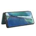 Pikkukuva 4 / 9: Samsung Note 20 Flip Case -korttipaikka CarbonDreams Vihreä Green