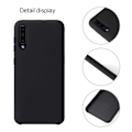 Pikkukuva 2 / 3: Samsung Galaxy A70 kuminen mattamusta silikonikuori Black