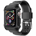 Pikkukuva 1 / 5: Apple Watch Series 6 40 mm iskunkestävä kotelo TerraActive-rannekorulla Black