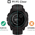 Miniatyrbillede 4 af 8: 2-PAK Garmin Instinct hærdet glas 0,2 mm 9H 2,5D Transparent