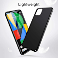 Pikkukuva 2 / 8: Google Pixel 4 Ultra Thin Matte Black Cover Basic V2 Black