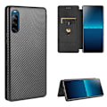 Pikkukuva 1 / 9: Xperia 1 II Flip Case -korttipaikka CarbonDreams Black