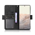 Miniatyrbillede 4 af 9: Google Pixel 6 Wallet Case PU-læder 6-SLOT Winston V3 Black