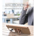 Miniatyrbild 8 av 8: iPhone 14 Elegant & Stöttåligt Skal med Ringhållare Flawless Mörkgrön