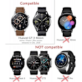 Pikkukuva 3 / 5: Täyskansi Huawei Watch GT 3 46mm 9H karkaistu lasi Transparent