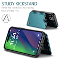 Miniatyrbild 5 av 9: CaseMe Stöttåligt Skal Korthållare Stativ 4-Fack iPhone 16 Grön