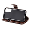 Miniatyrbild 9 av 9: Samsung S21 Praktisk Plånboksfodral med 12-Fack Array V4 - Brun
